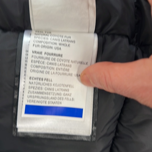 Canada Goose Expedition Parka Heritage Black Long With Fur Hood - Picture 8 of 15